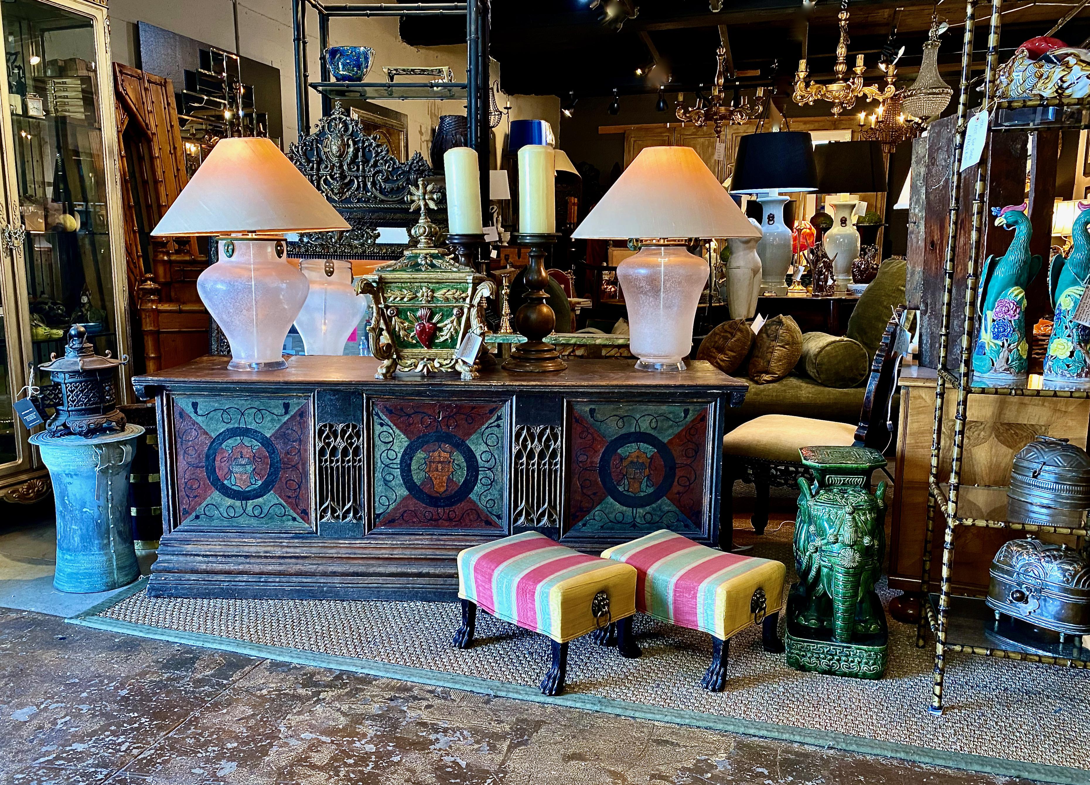 Baroque Cassone baroque italien en vente