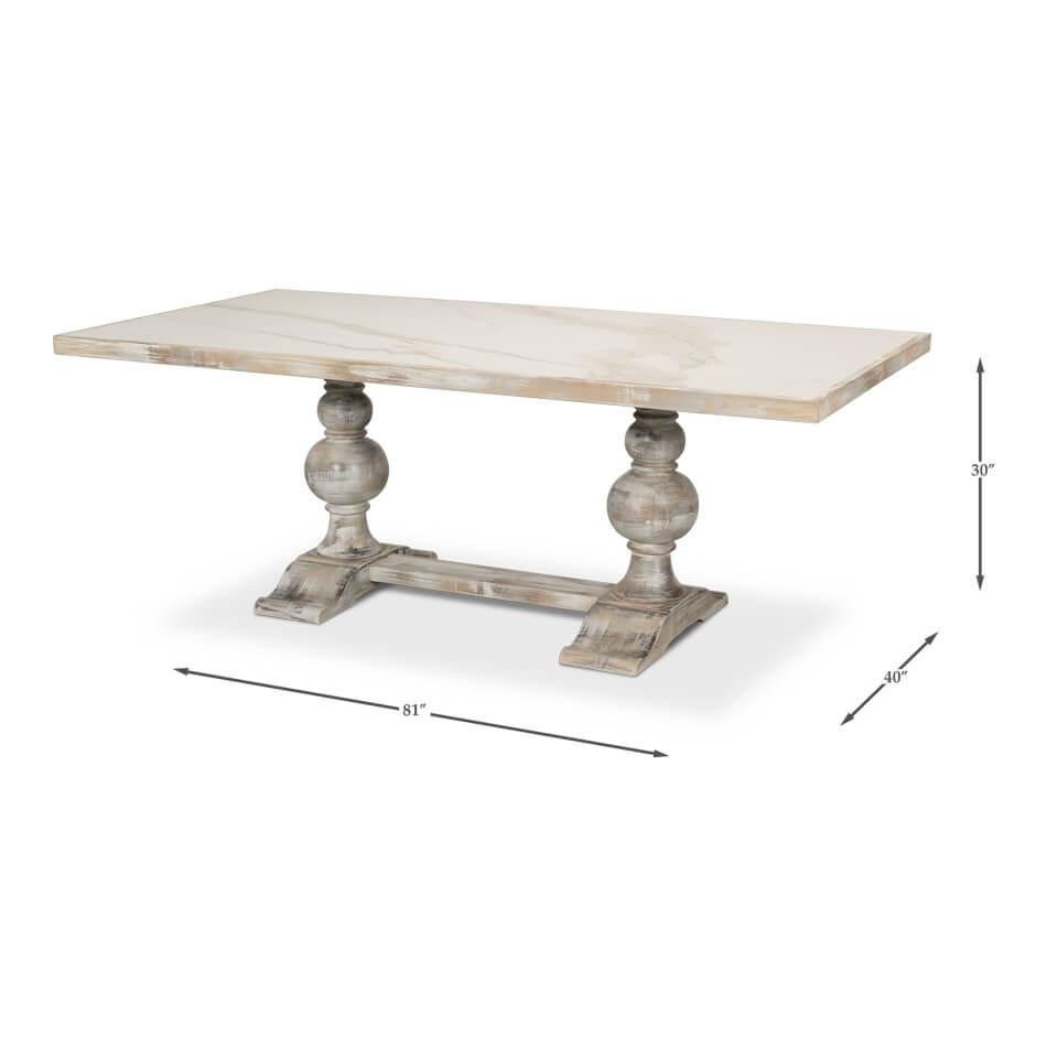 Table de salle à manger baroque italienne en vente 4