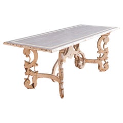 Table à manger de ferme baroque italienne