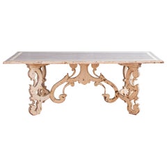 Mesa de comedor barroca italiana