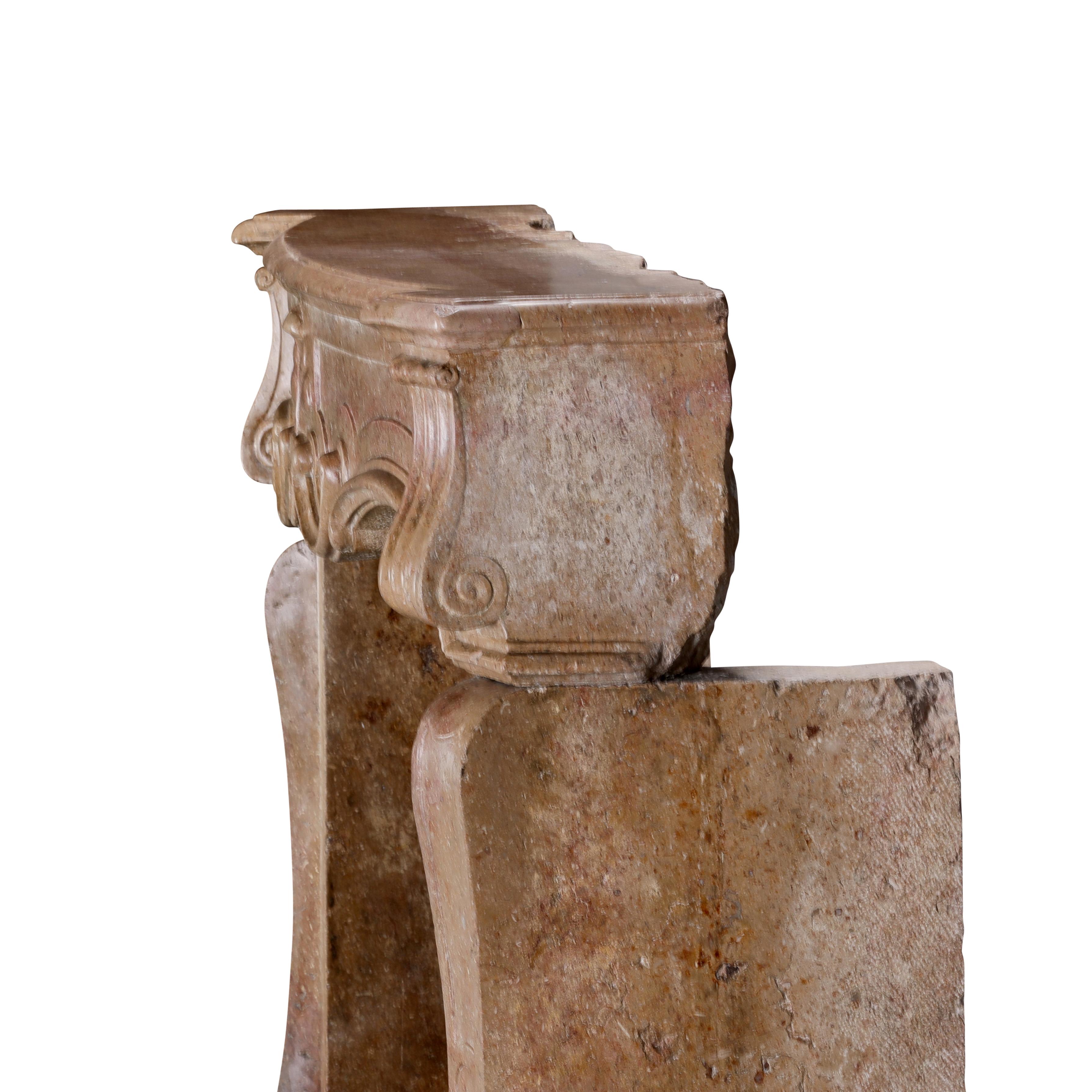 Italian Baroque Fireplace - 17th Century - Luxury Timeless Interior Design For Sale 6