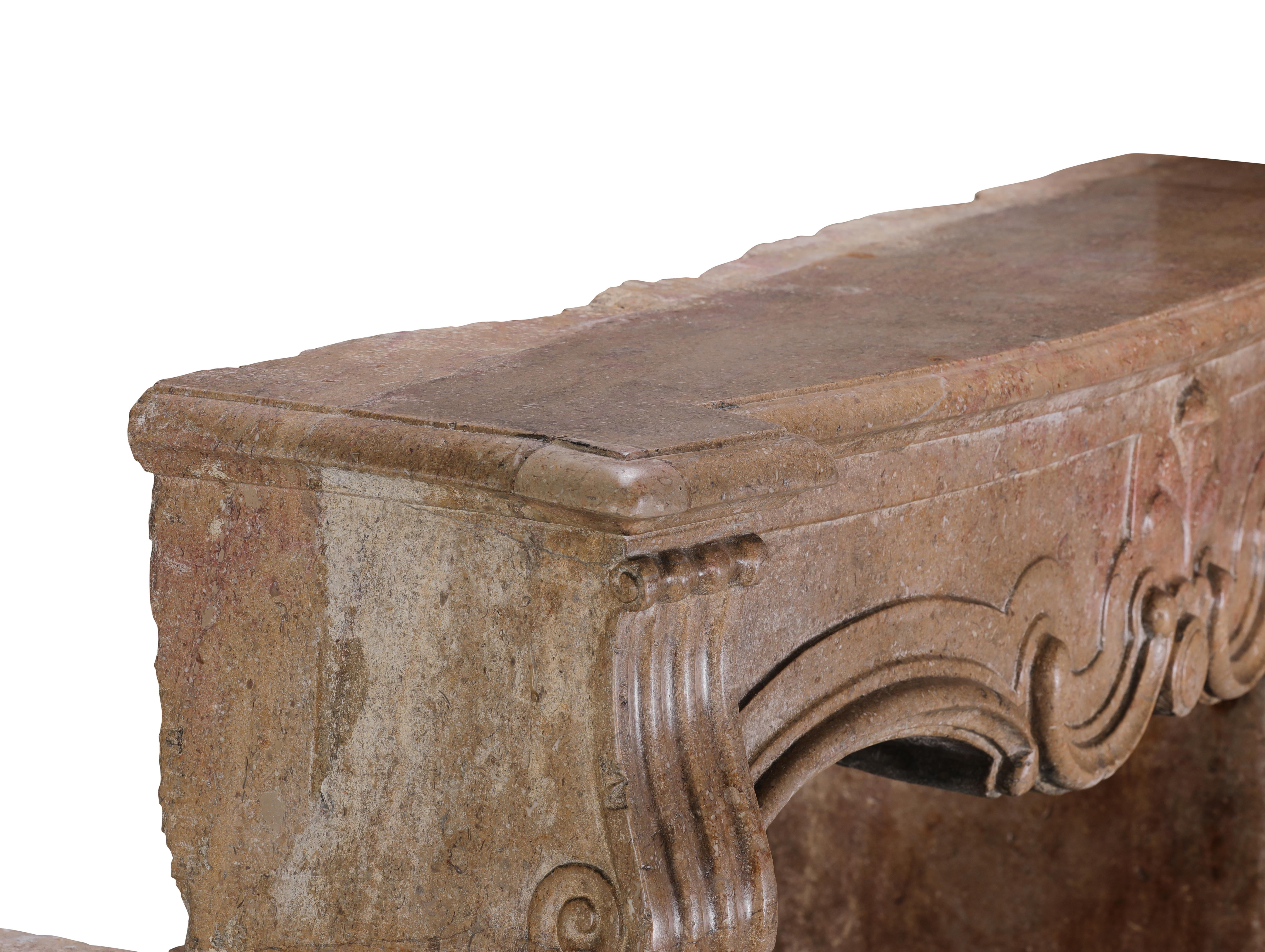 Italian Baroque Fireplace - 17th Century - Luxury Timeless Interior Design For Sale 11