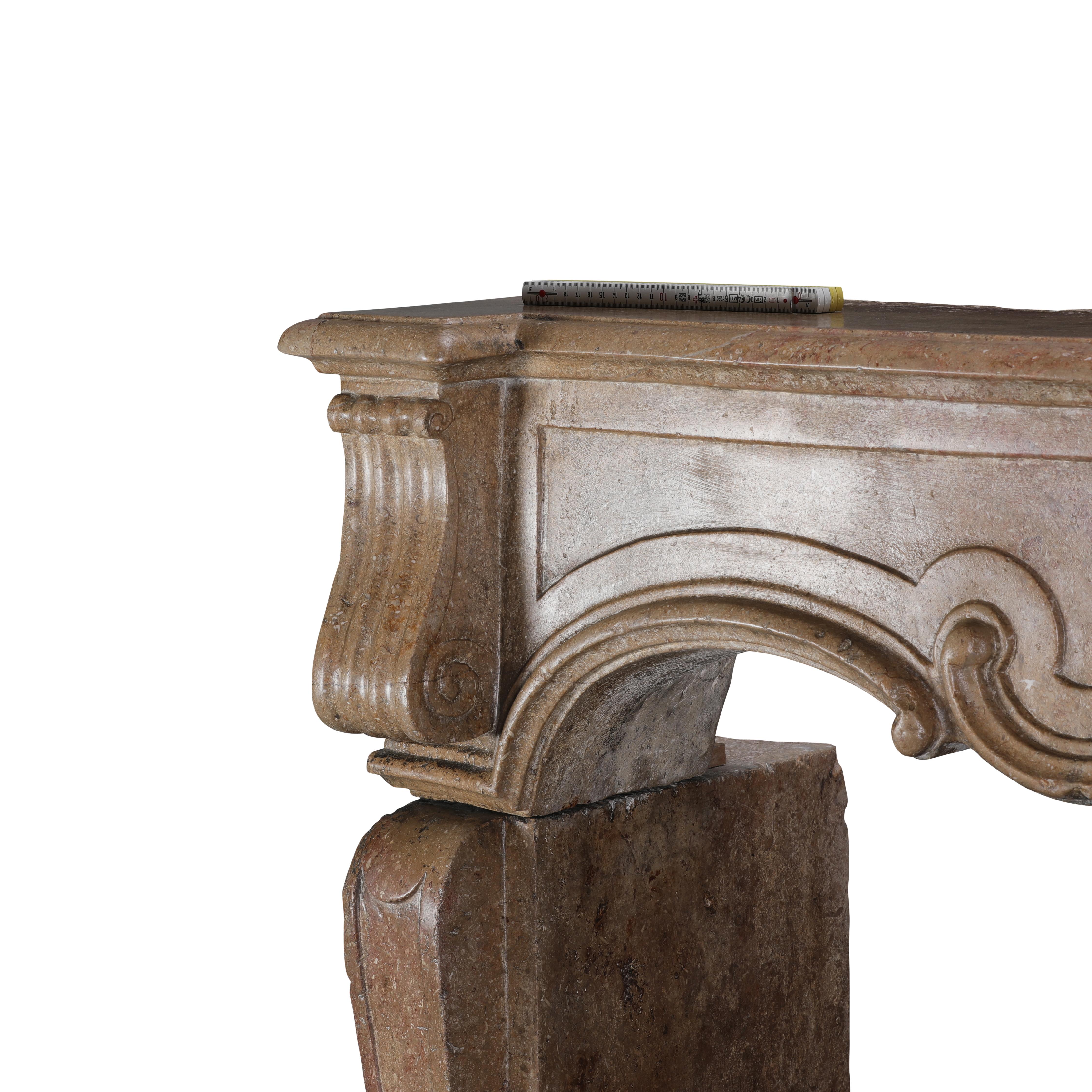 Italian Baroque Fireplace - 17th Century - Luxury Timeless Interior Design For Sale 13