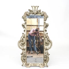 Antique Italian Baroque Frame Mirror C 1680-1720