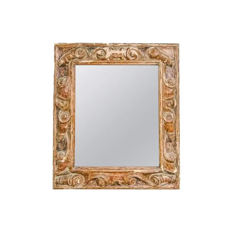 Italian Baroque Gilt Mirror For Sale