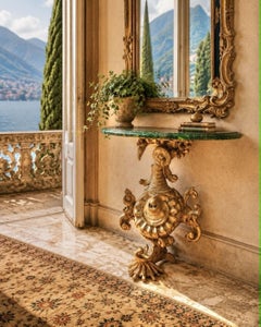 Italian Baroque Giltwood Console