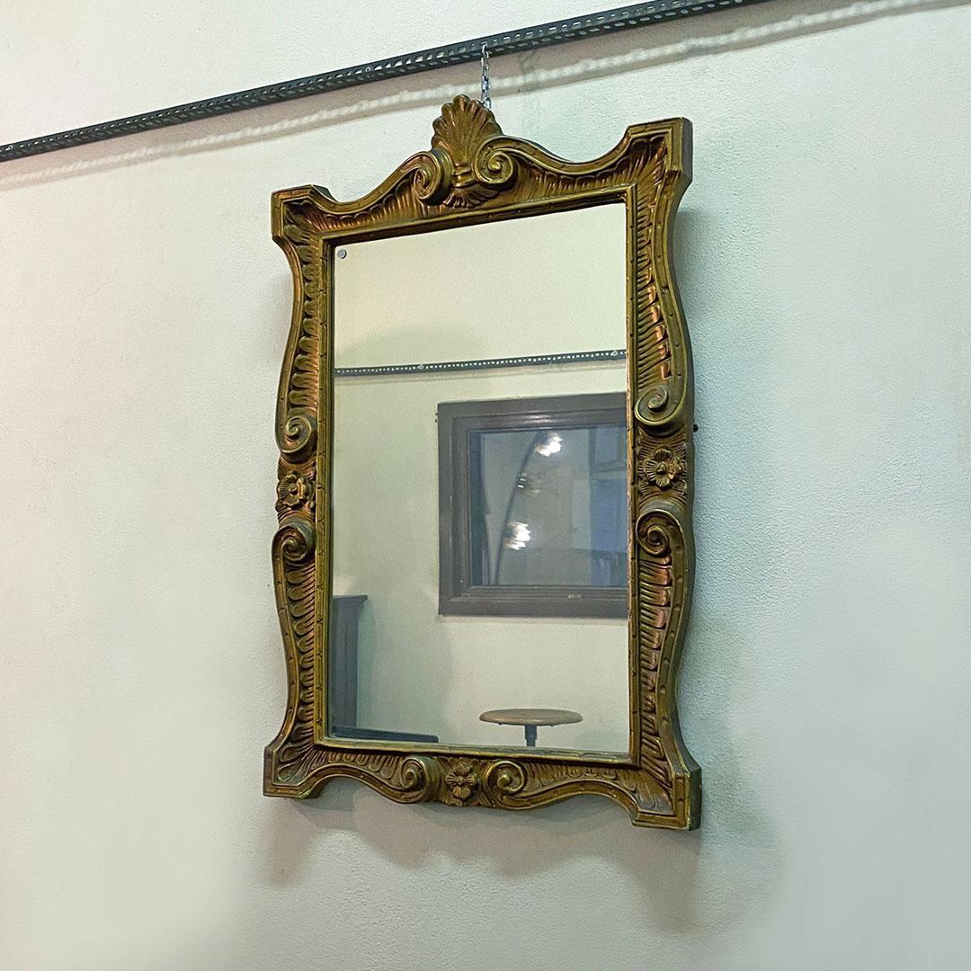 specchio cornice oro moderno