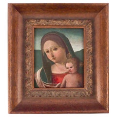 Peinture italienne baroque Madonna And Child