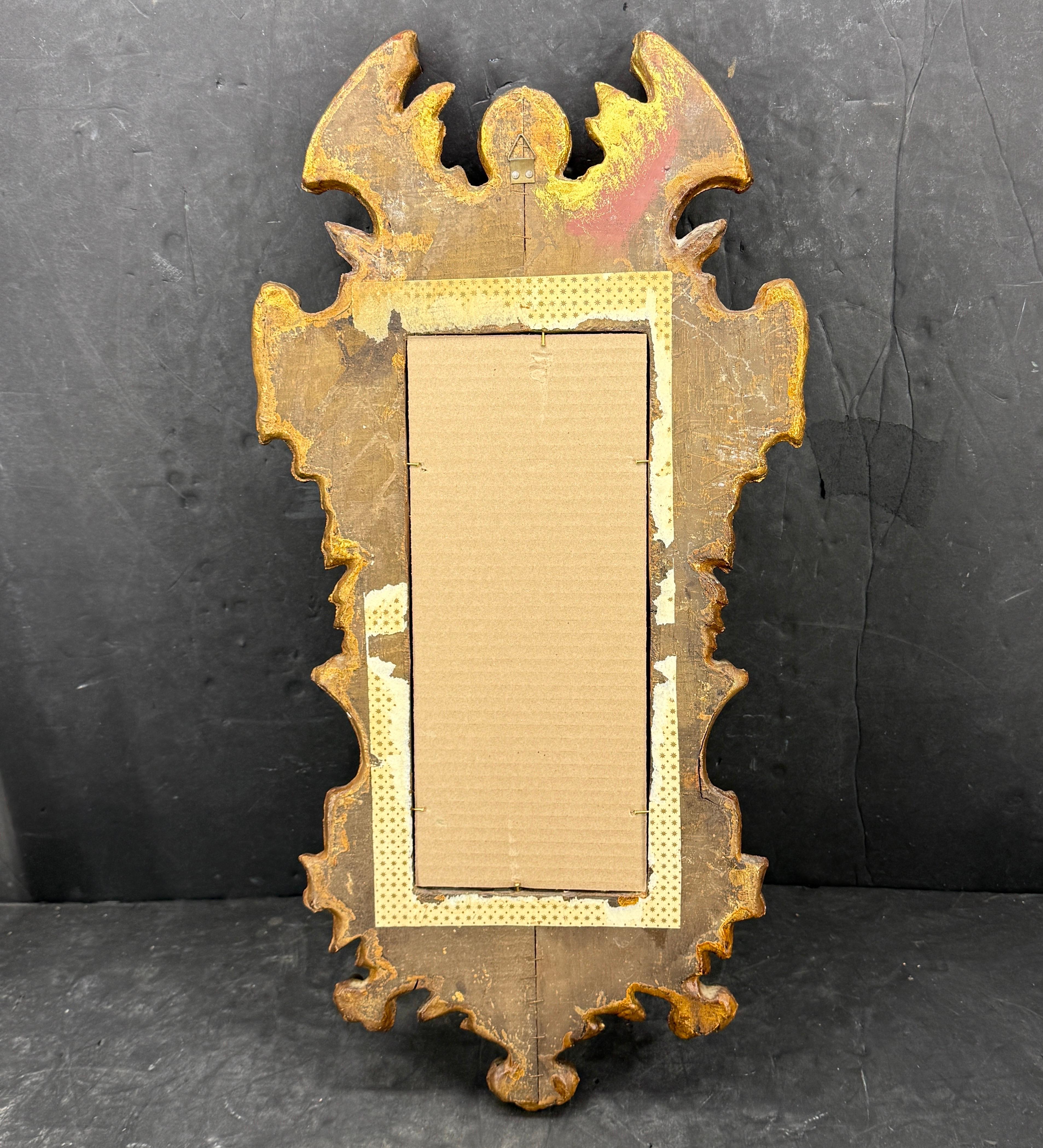 Italian Baroque Putti Gold Gilded Wall Mirror For Sale 8