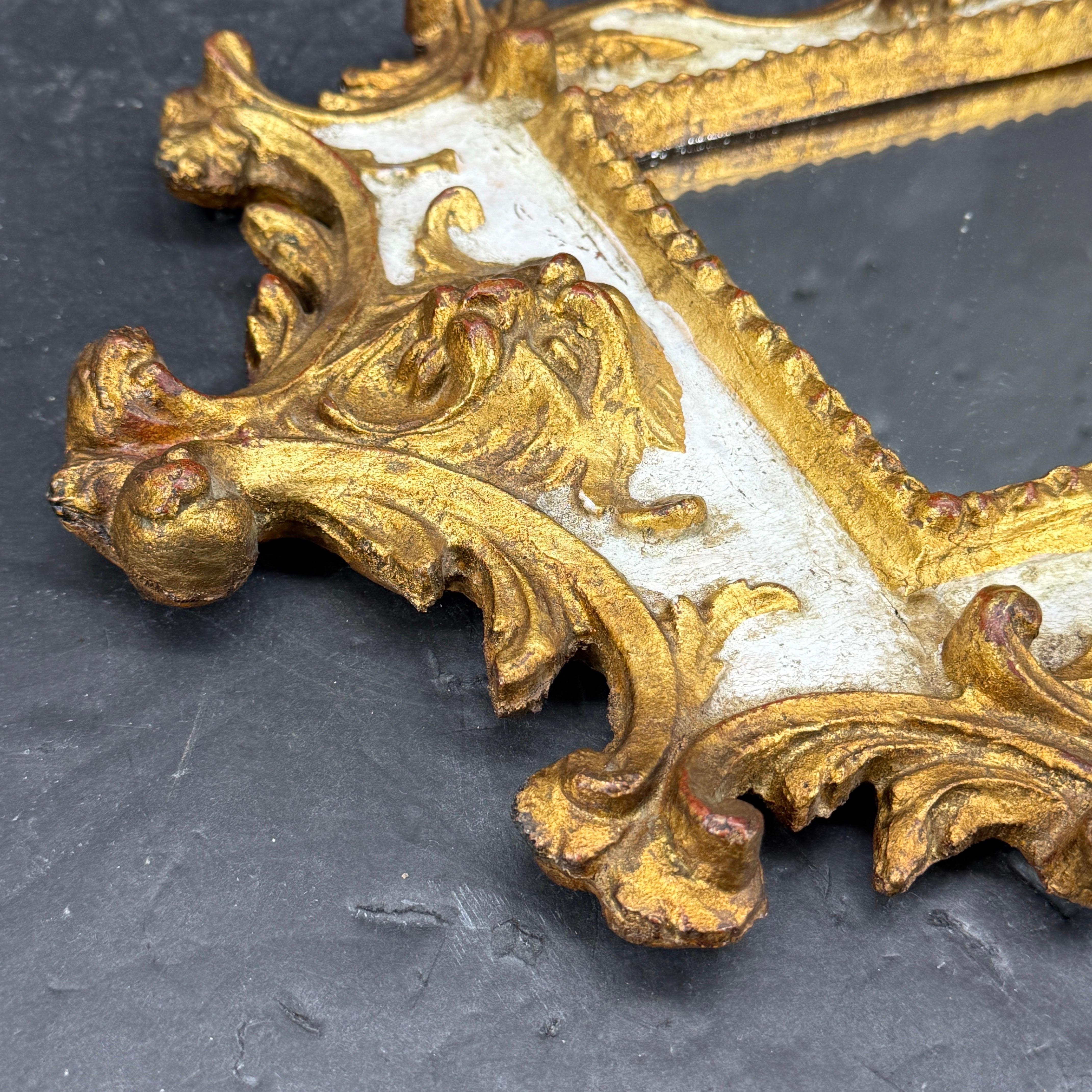 Italian Baroque Putti Gold Gilded Wall Mirror For Sale 10