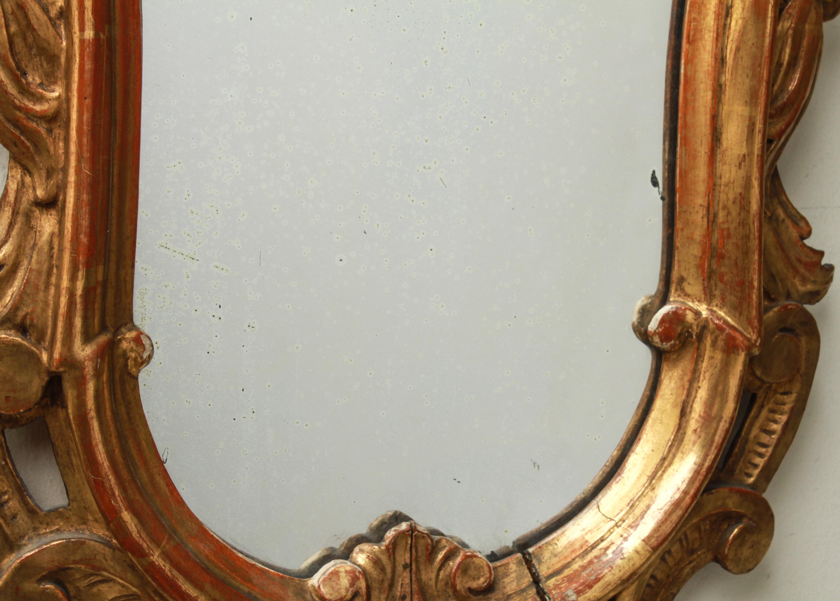 Italian Baroque Revival Giltwood Mirrors 9