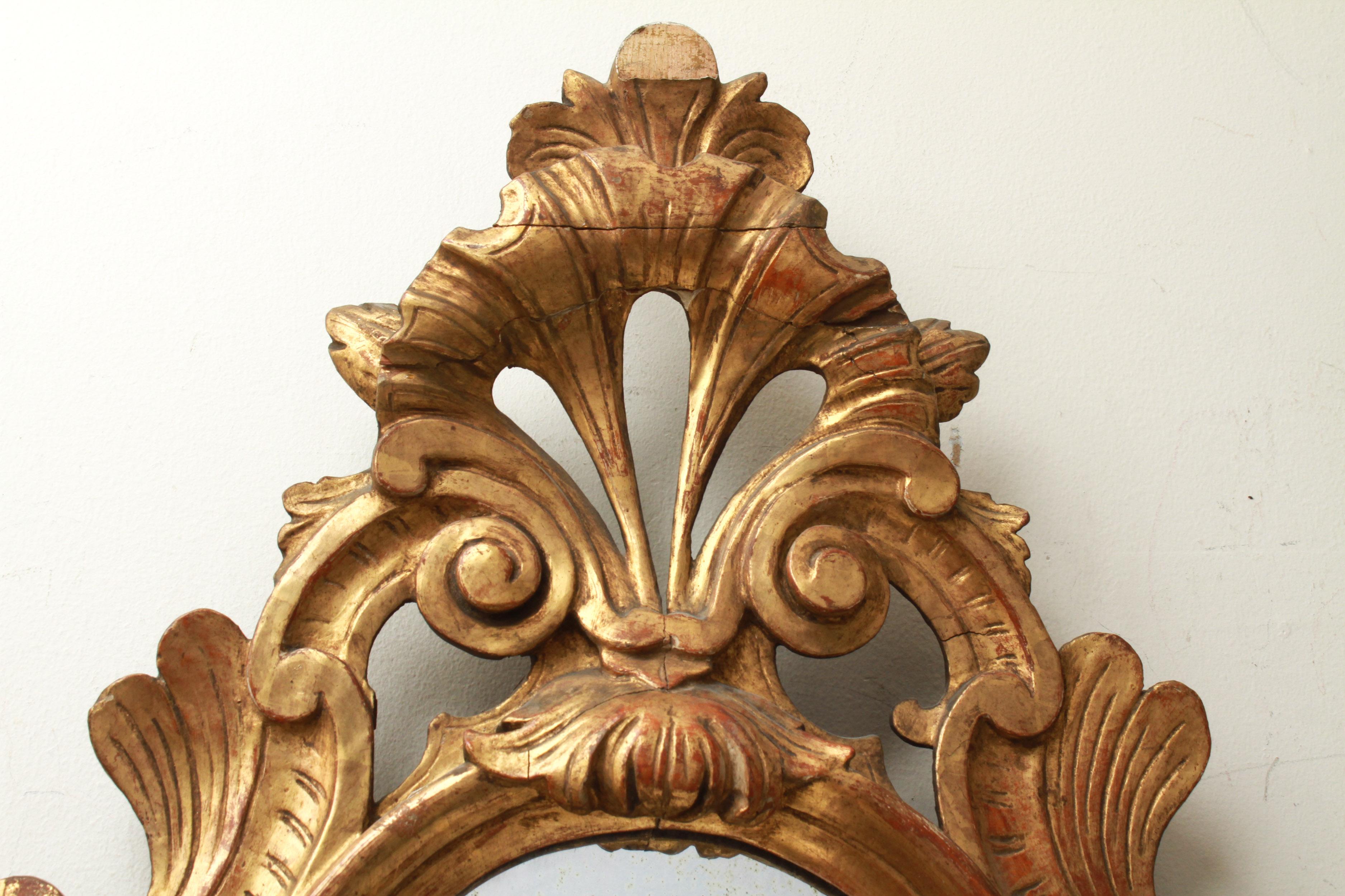 Italian Baroque Revival Giltwood Mirrors 5