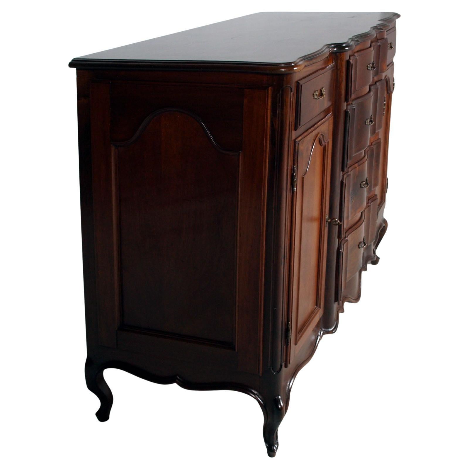 Italian Baroque Revival Sideboard by Michele Bonciani, Early 20th Century In Good Condition For Sale In Vigonza, Padua