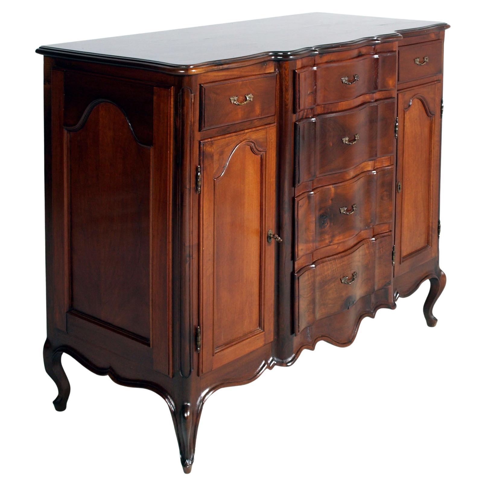 Italian Baroque Revival Sideboard by Michele Bonciani, Early 20th Century