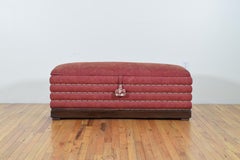 Italian Baroque Revival Upholstered Trunk/Bench Last Quarter of the 19th Century