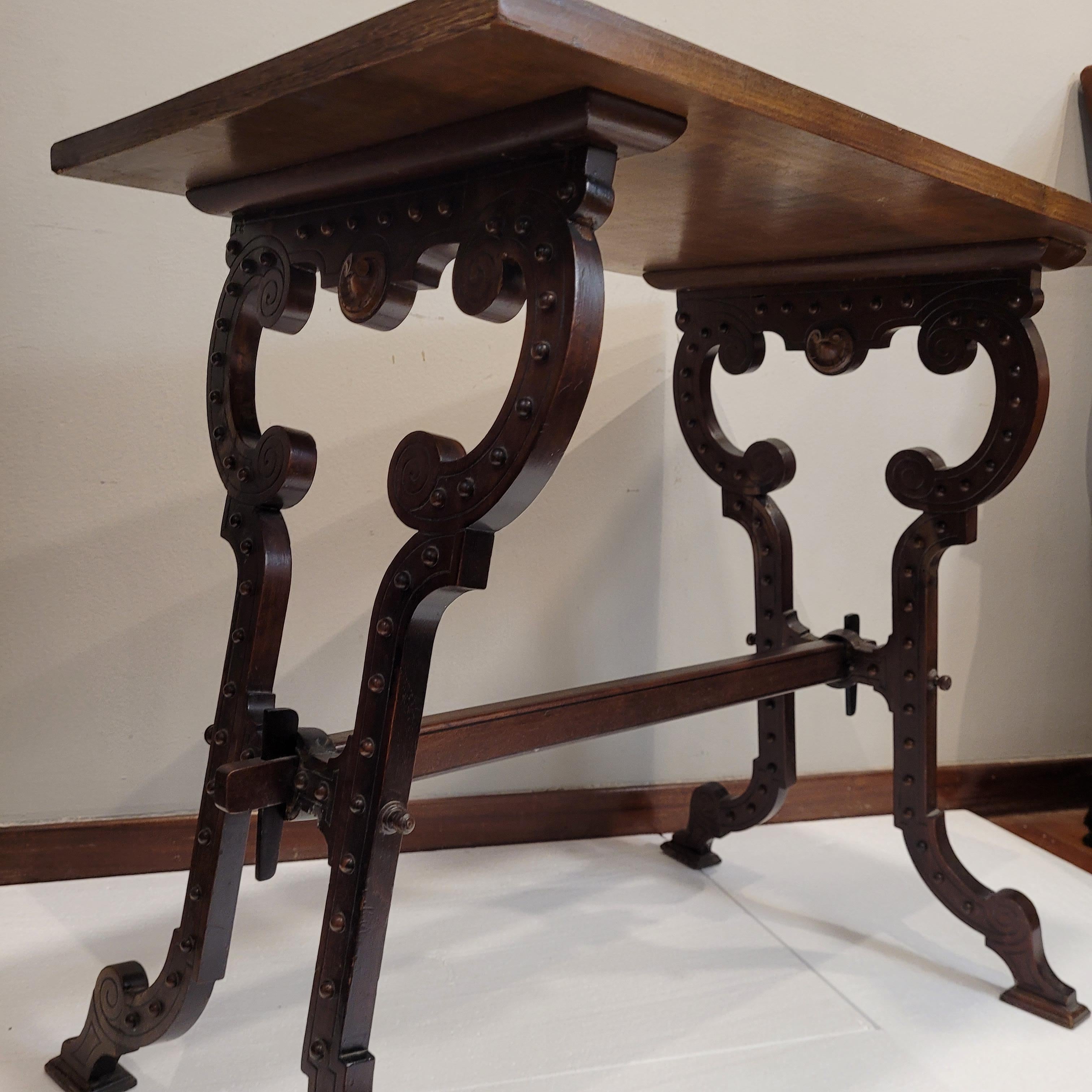 Table d'appoint ou buffet de style baroque italien nacre, os en vente 9