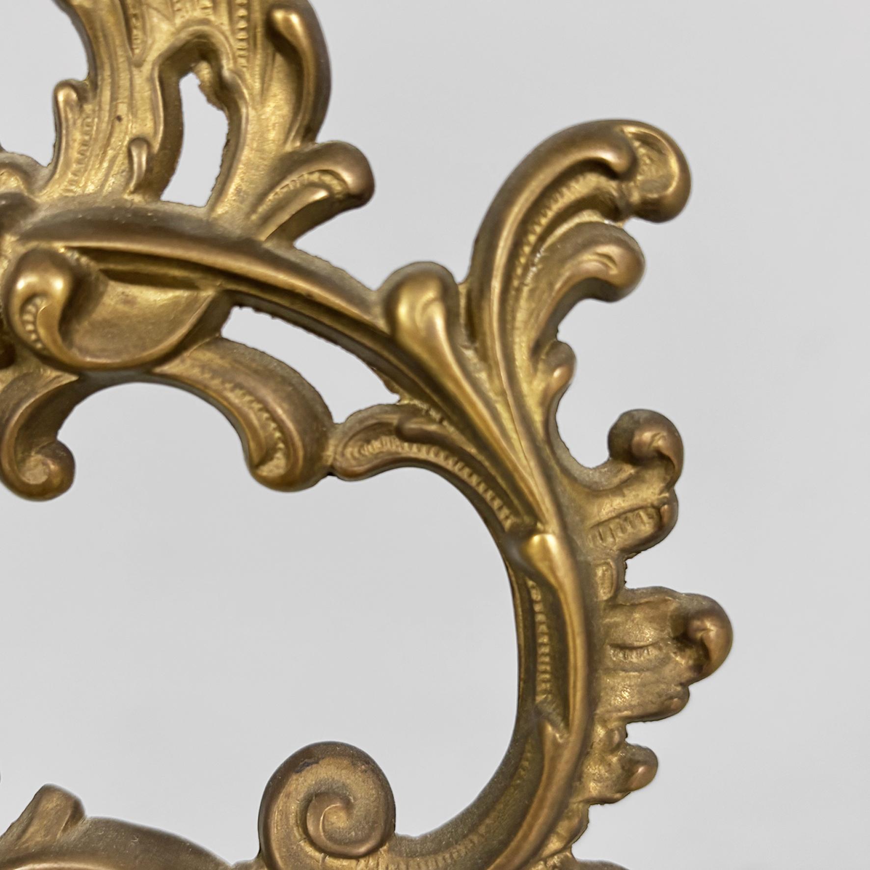 Italienische Bronzetischstaffelei oder Bücherständer im Barockstil, 1950er Jahre im Angebot 8