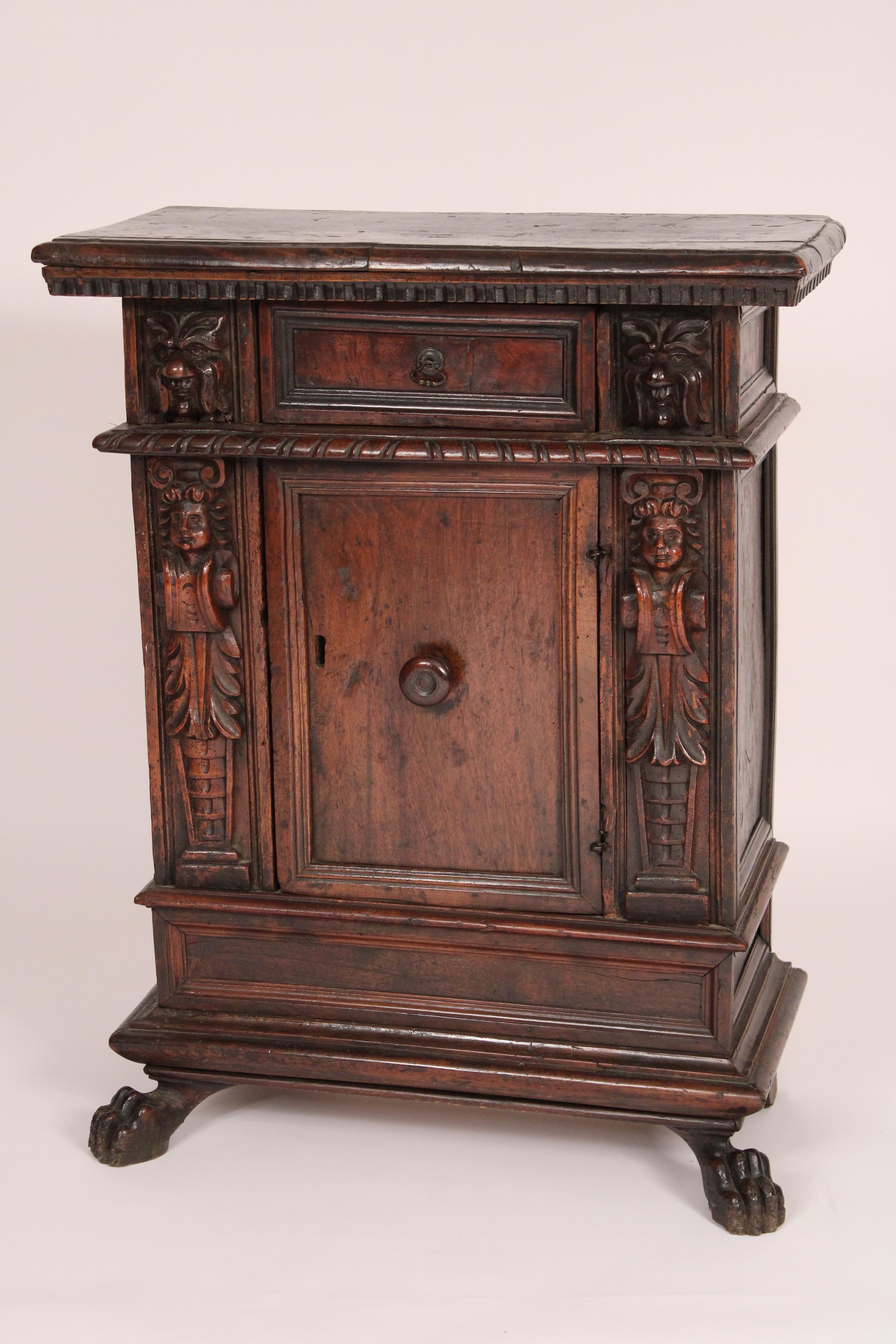 European Italian Baroque Style Cabinet For Sale
