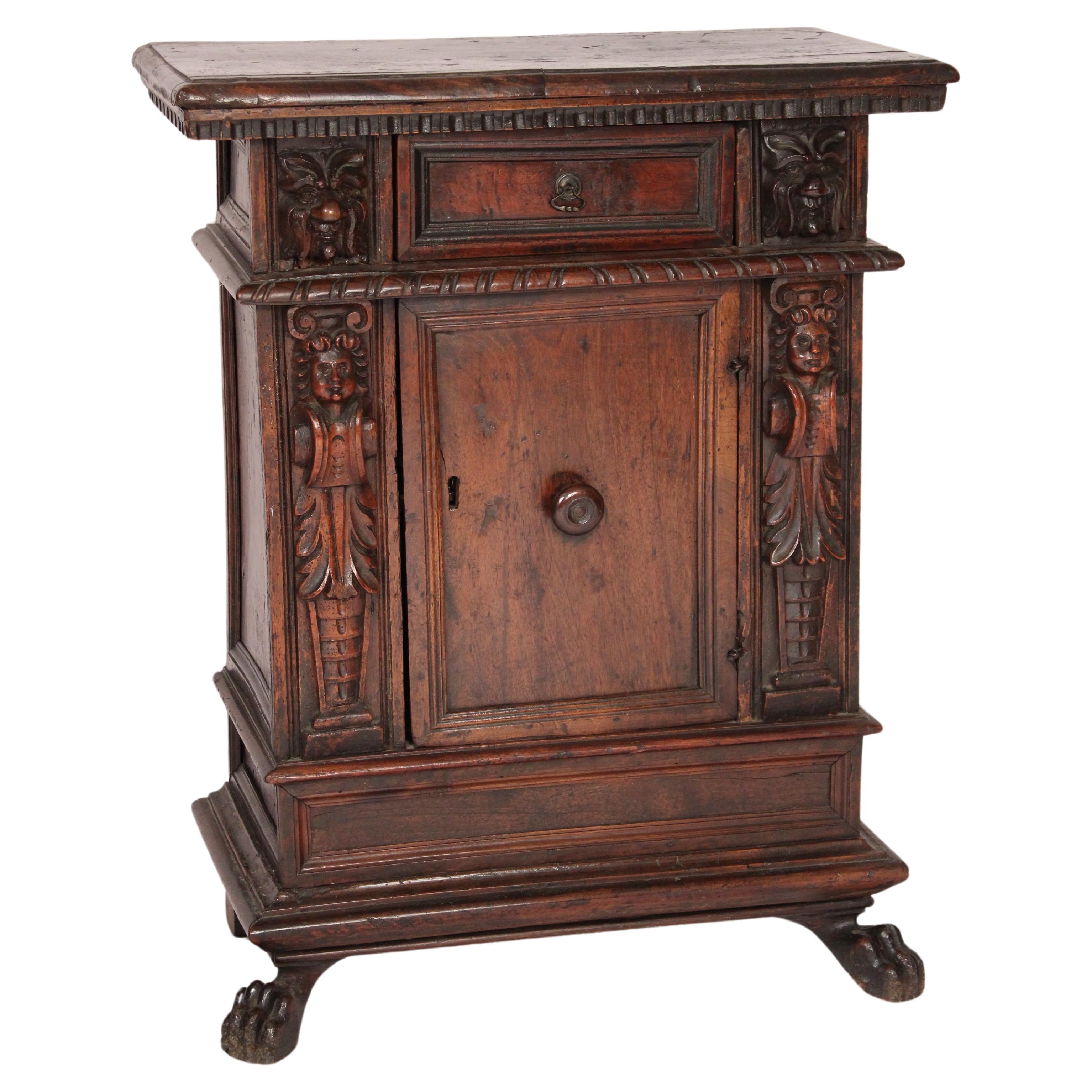 Italian Baroque Style Cabinet For Sale