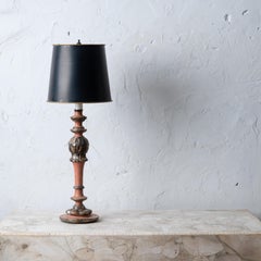 Italian Baroque Style Candlestick Lamp