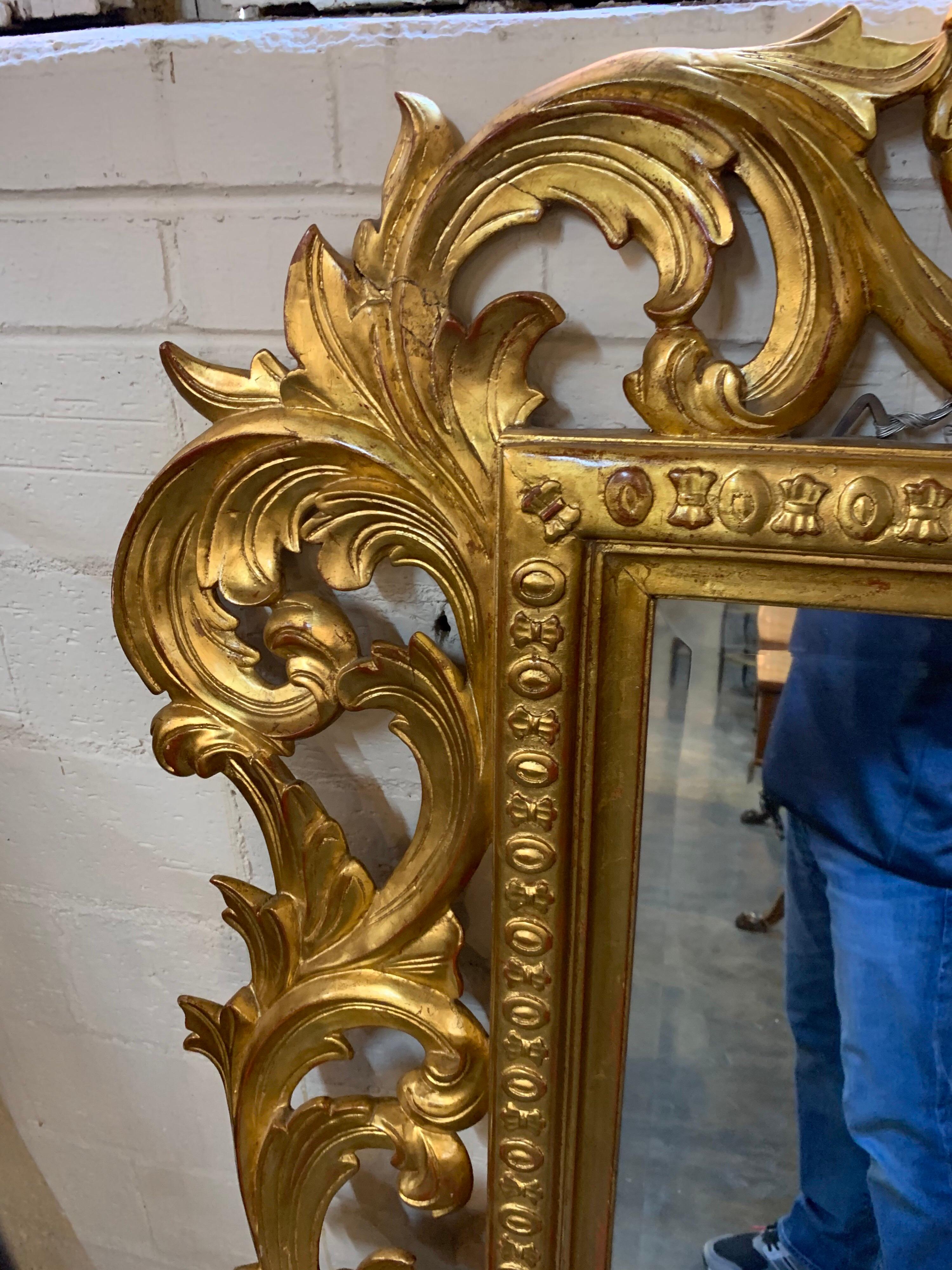 baroque mirror gold