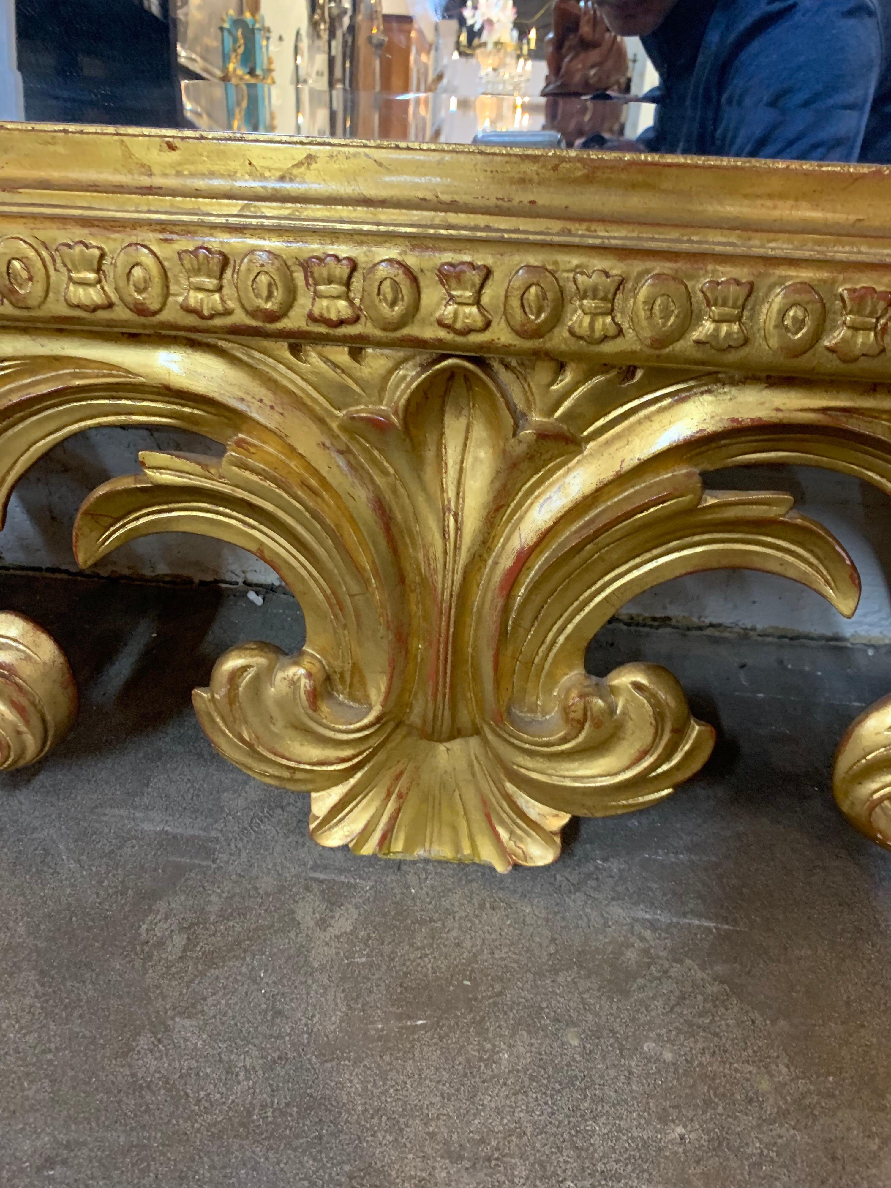 baroque gold mirror