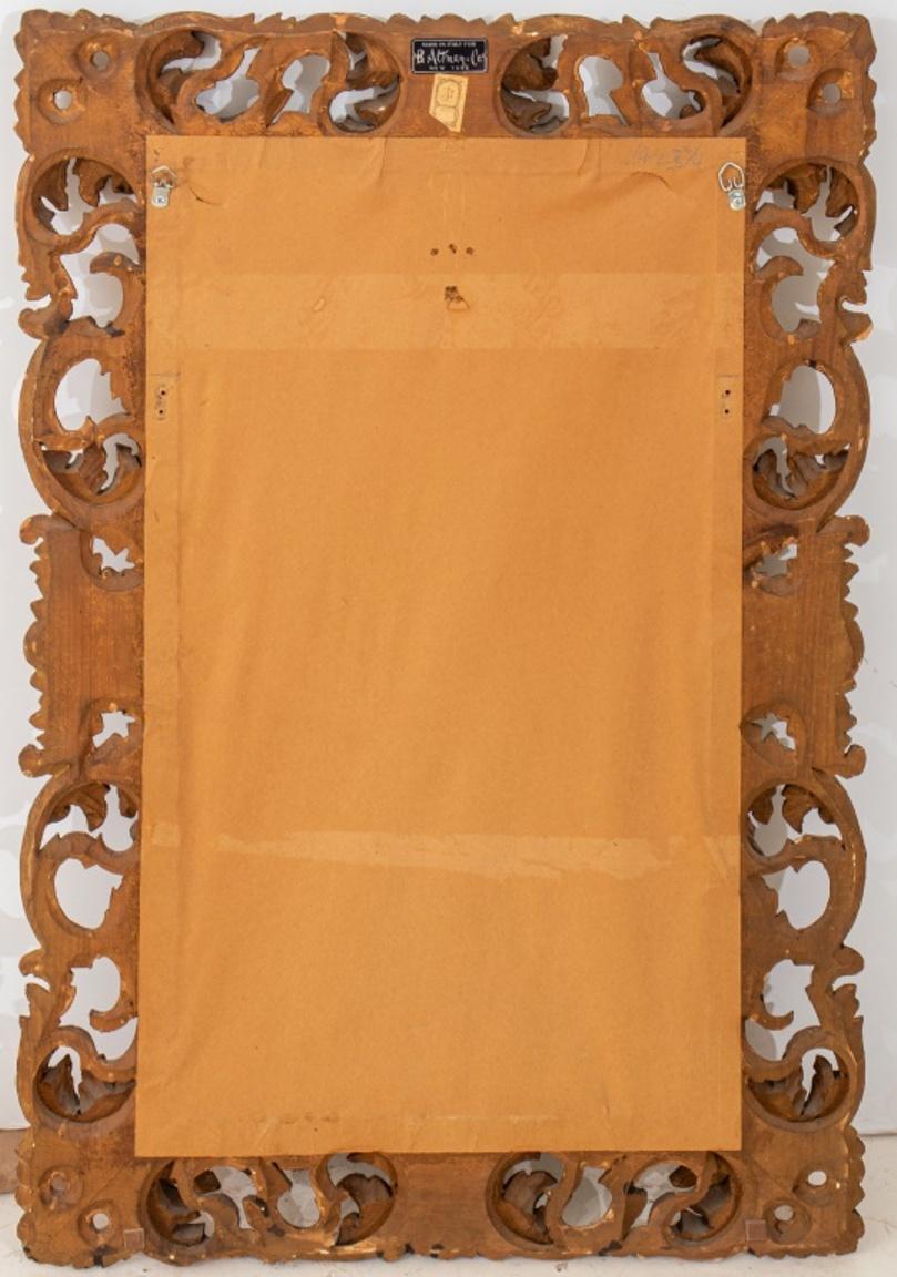 Italian Baroque Style Giltwood Framed Mirror 3