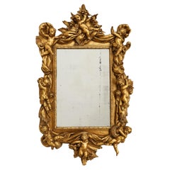 Italian Baroque Style Giltwood Wall Mirror