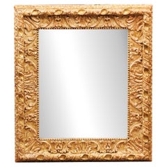  Miroir peint et doré de style baroque italien, 20e siècle