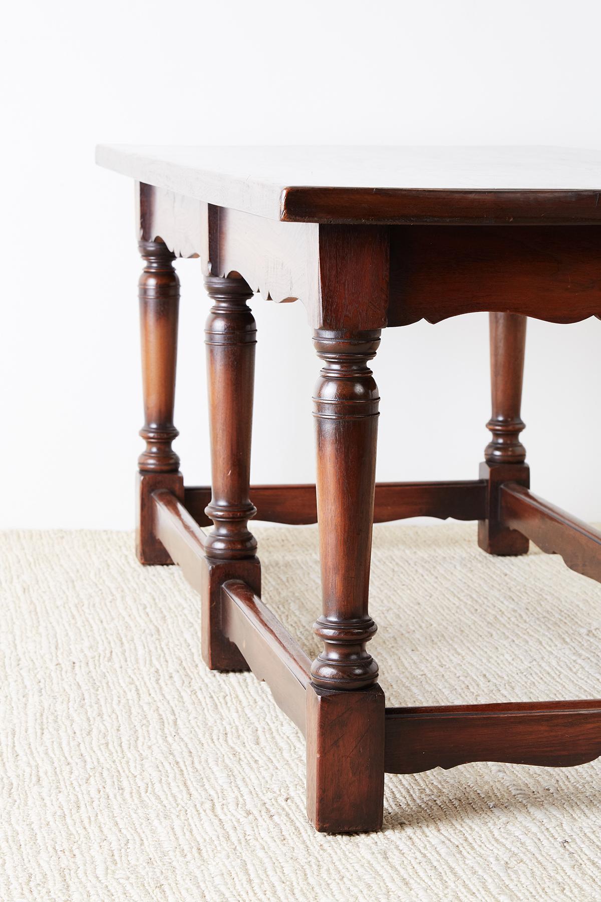 Italian Baroque Style Refectory Table or Library Table 10