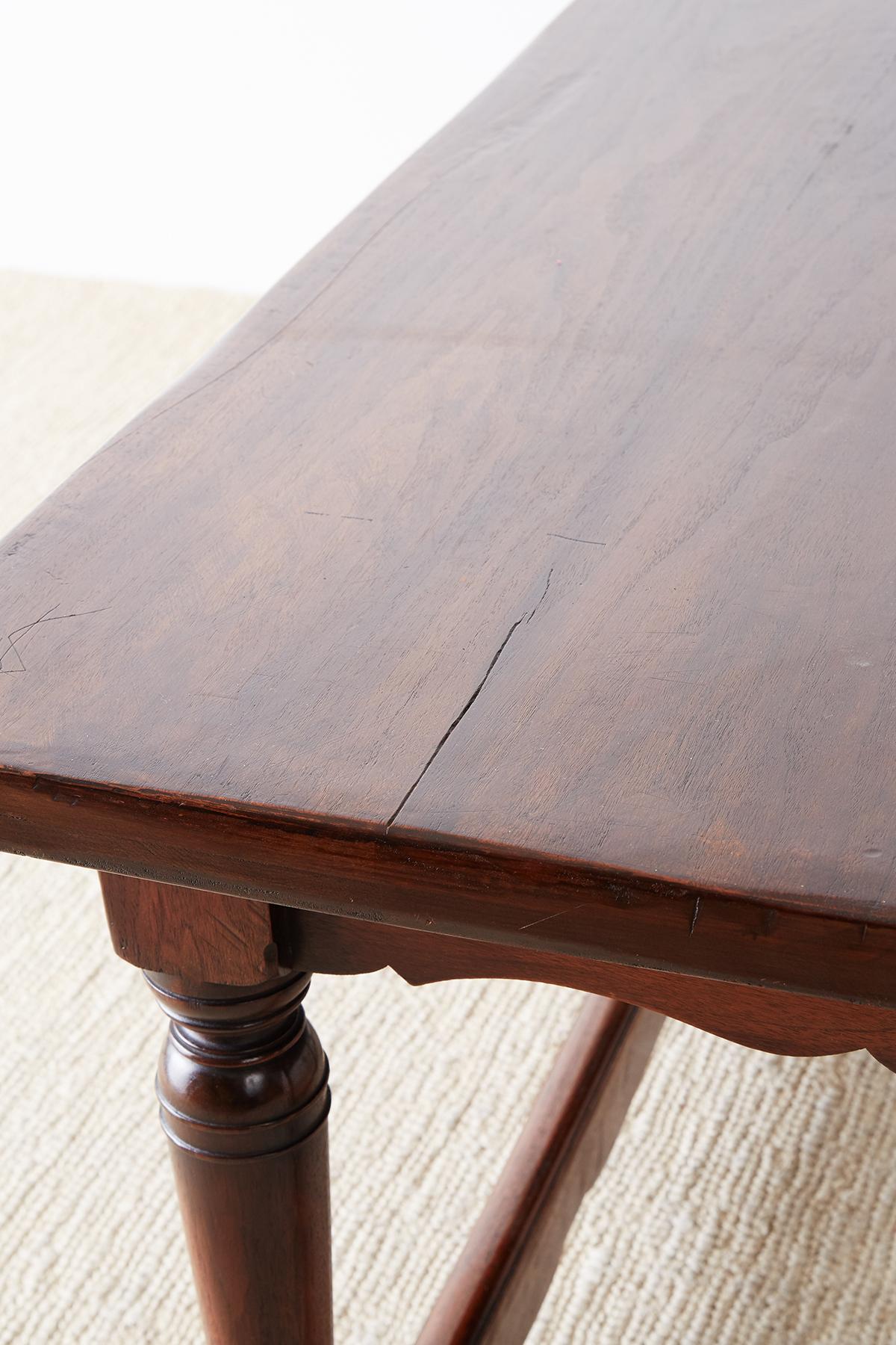 Italian Baroque Style Refectory Table or Library Table 12