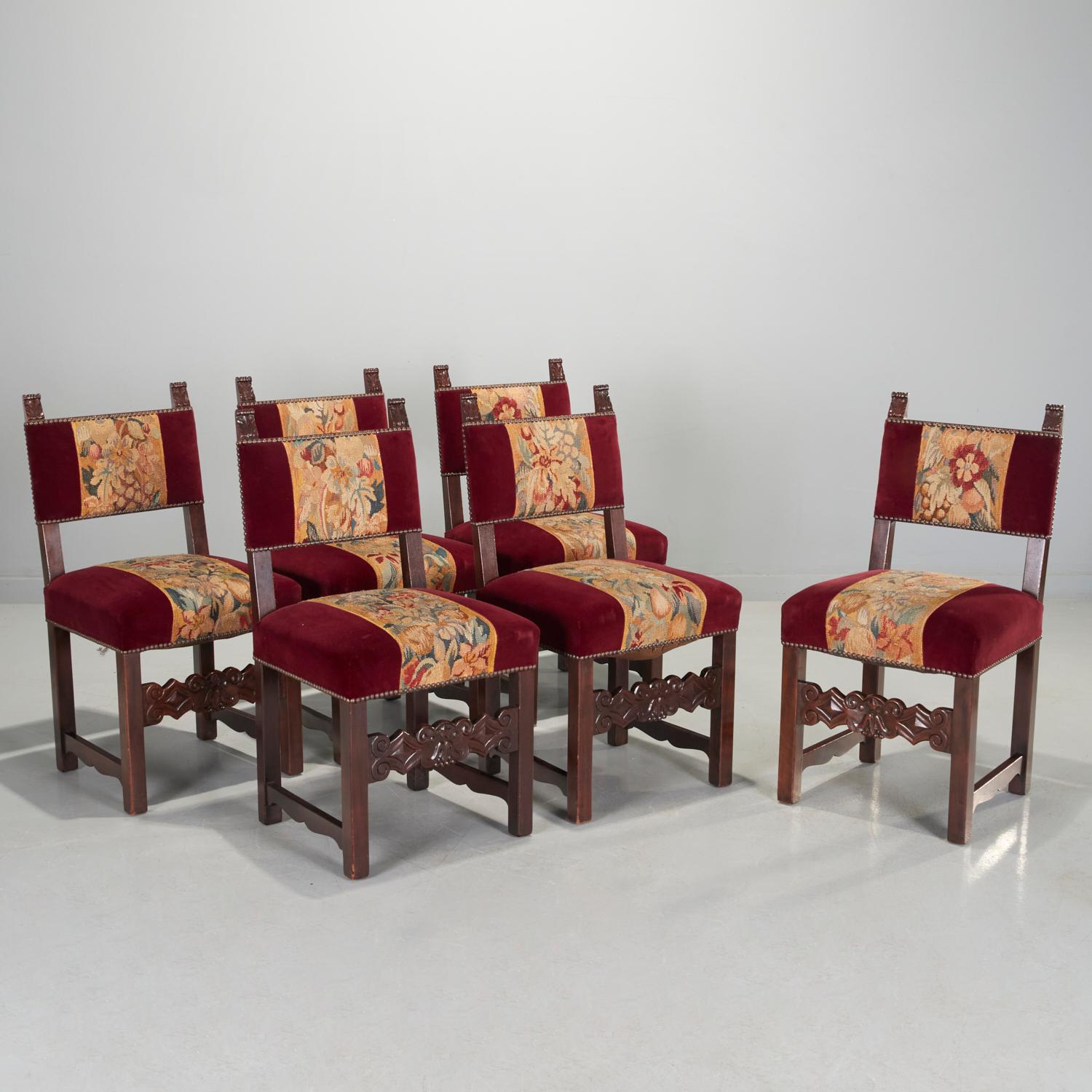 Américain Schmieg-Hungate & Kotzian LLC, chaises de salle  manger de style baroque italien, lot de 8 en vente