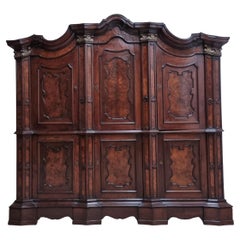 Italian Baroque Style Walnut Armoire