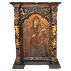 Quadro con cornice del Tabernacolo barocco italiano