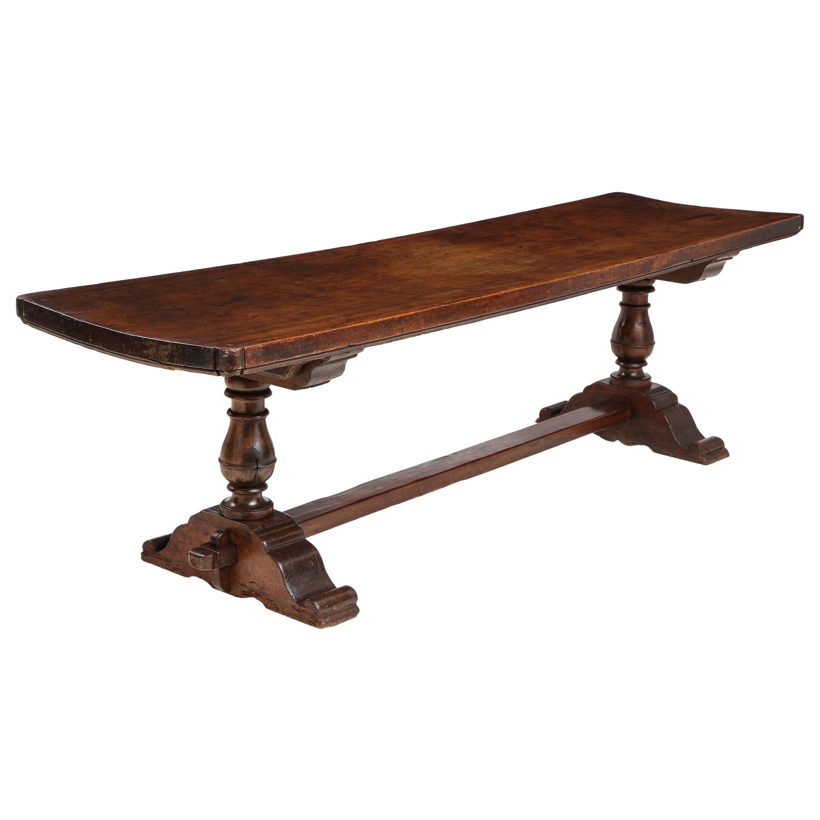 Antique Italian Trestle Table at 1stDibs