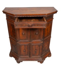 Italian Baroque Walnut Credenza