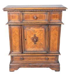 Italian Baroque Walnut Credenza
