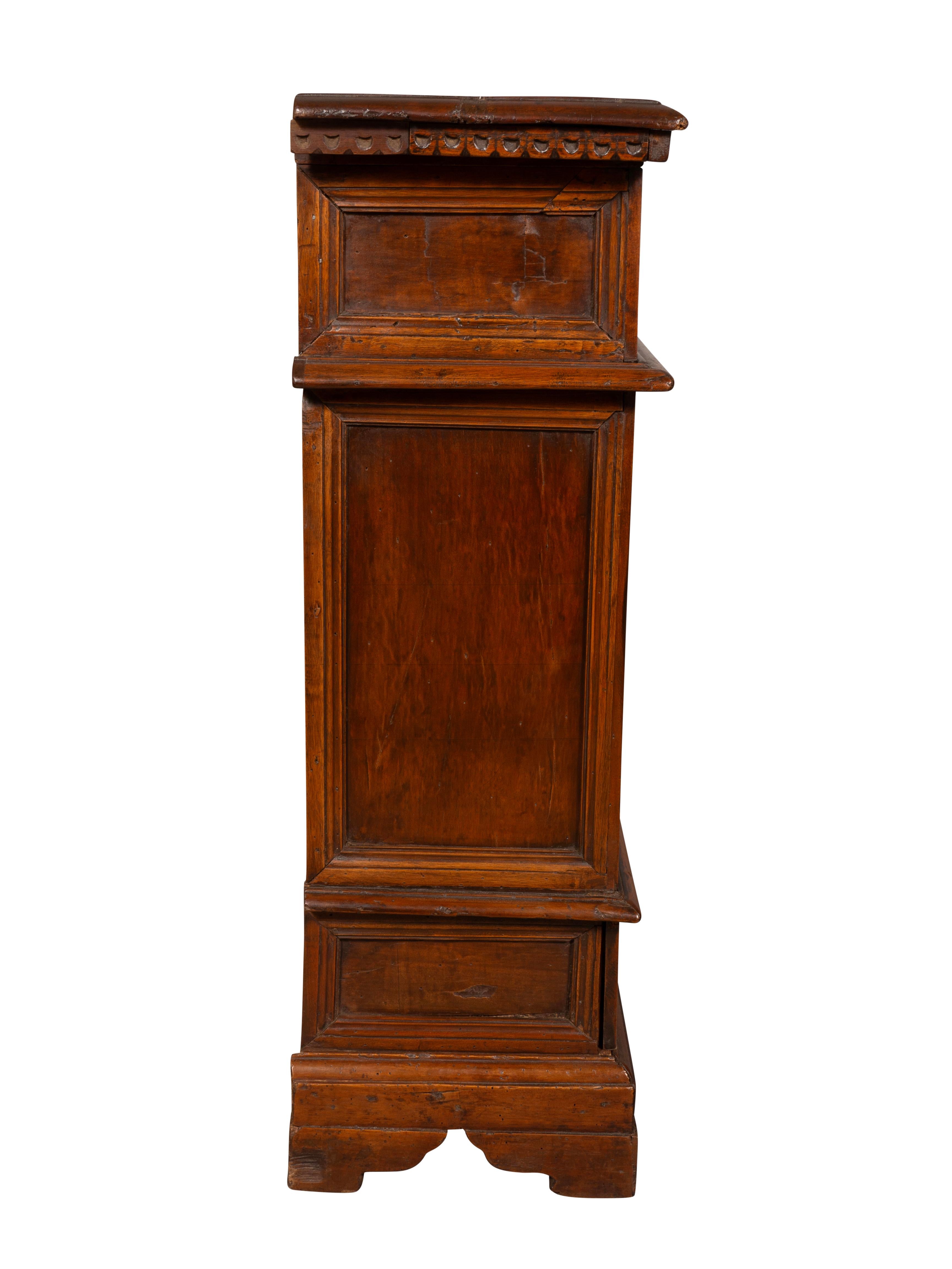 Early 18th Century Italian Baroque Walnut Credenza For Sale
