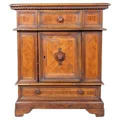 Italian Baroque Walnut Credenza