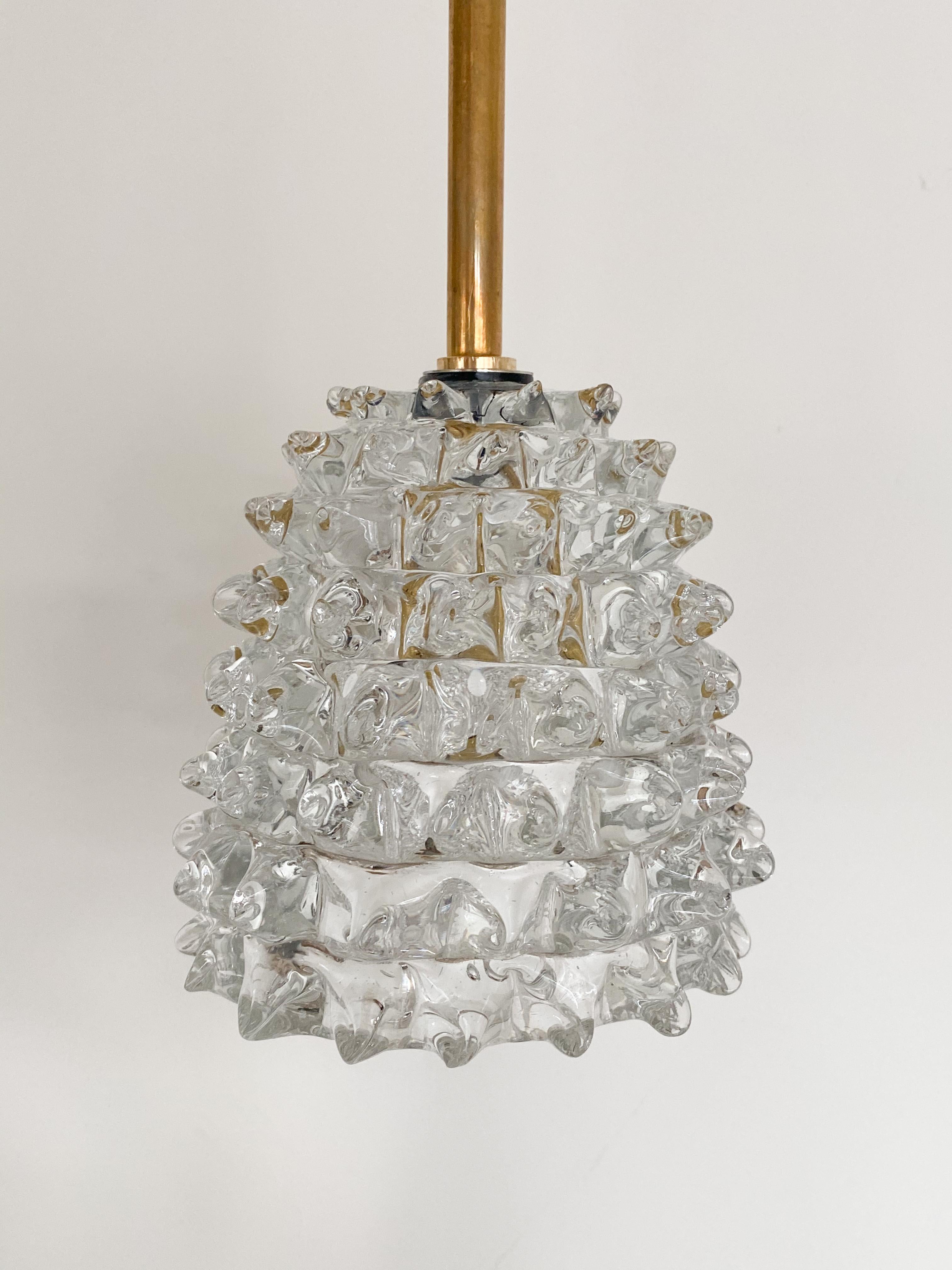20th Century Italian Barovier Glass Pendant