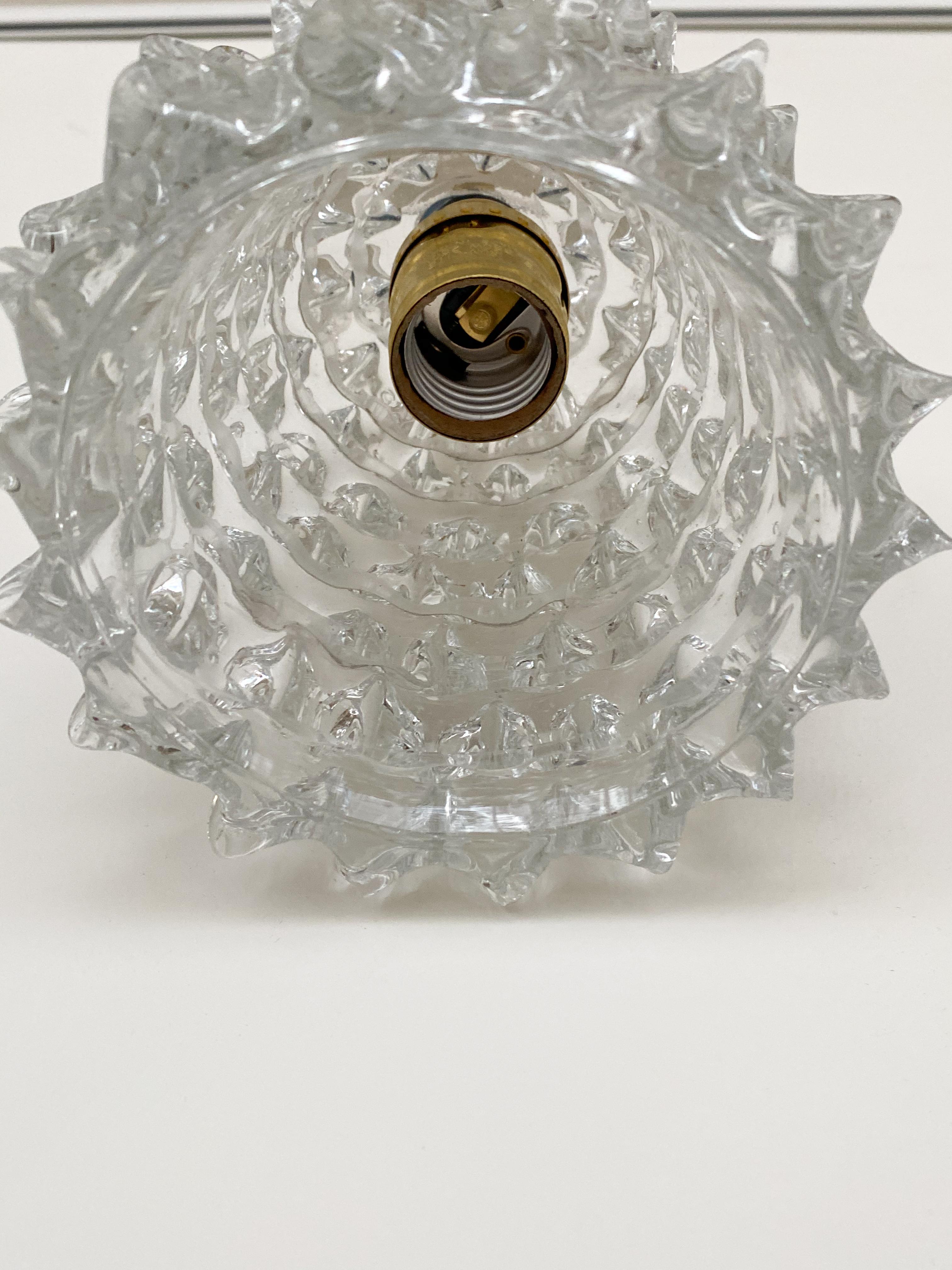 Italian Barovier Glass Pendant 2
