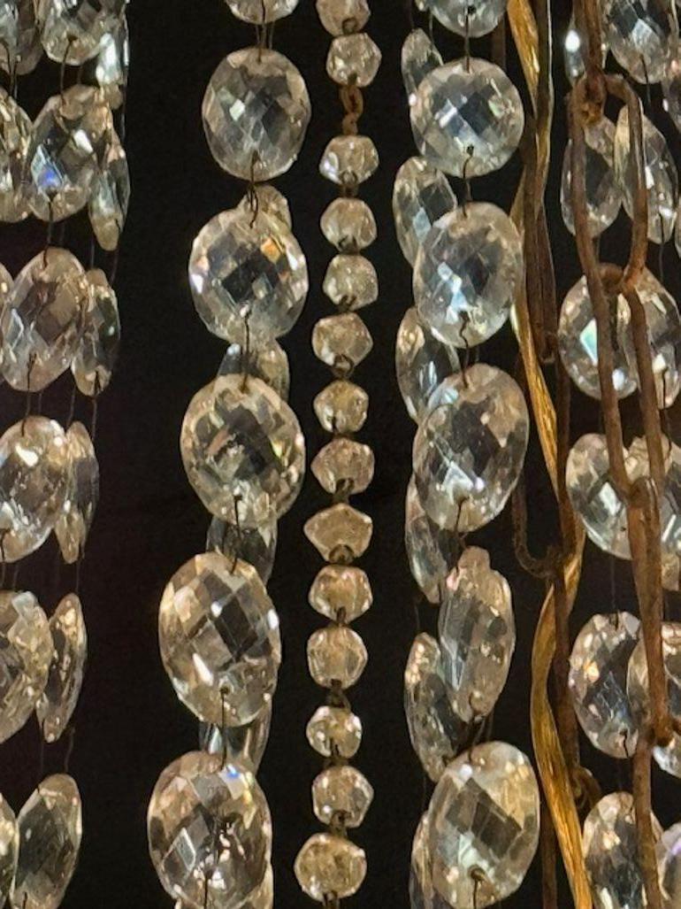 Lampadario a cesto italiano in vendita 1