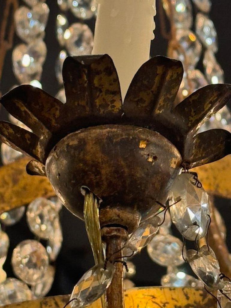 Lampadario a cesto italiano in vendita 2