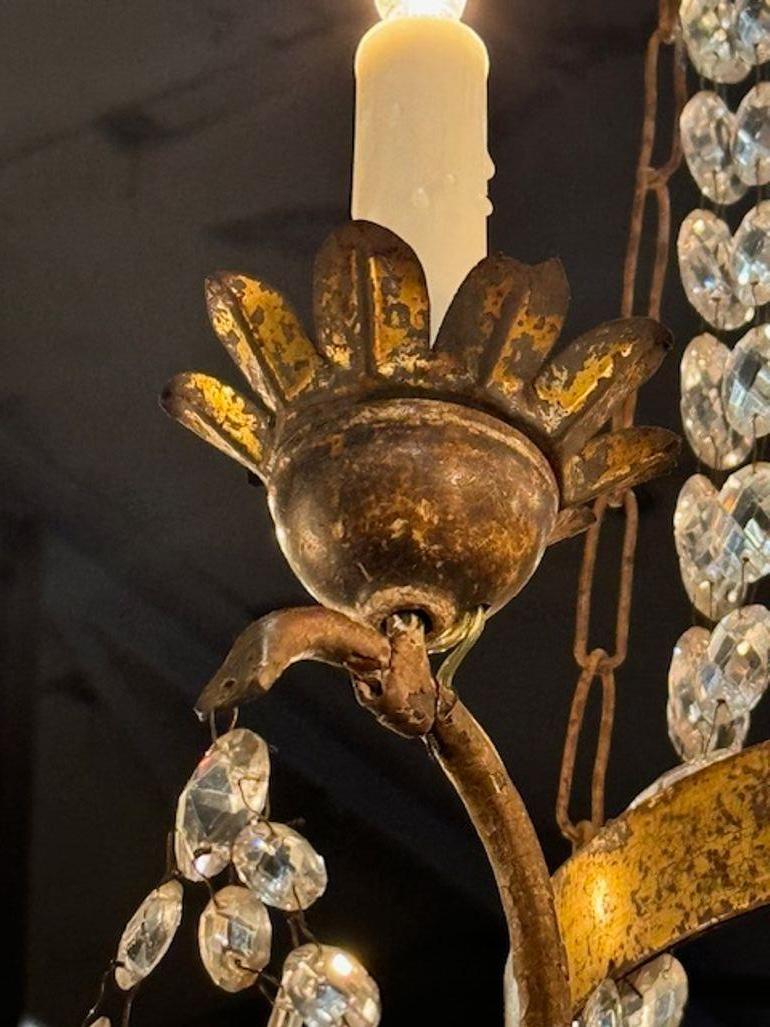 Lampadario a cesto italiano in vendita 3