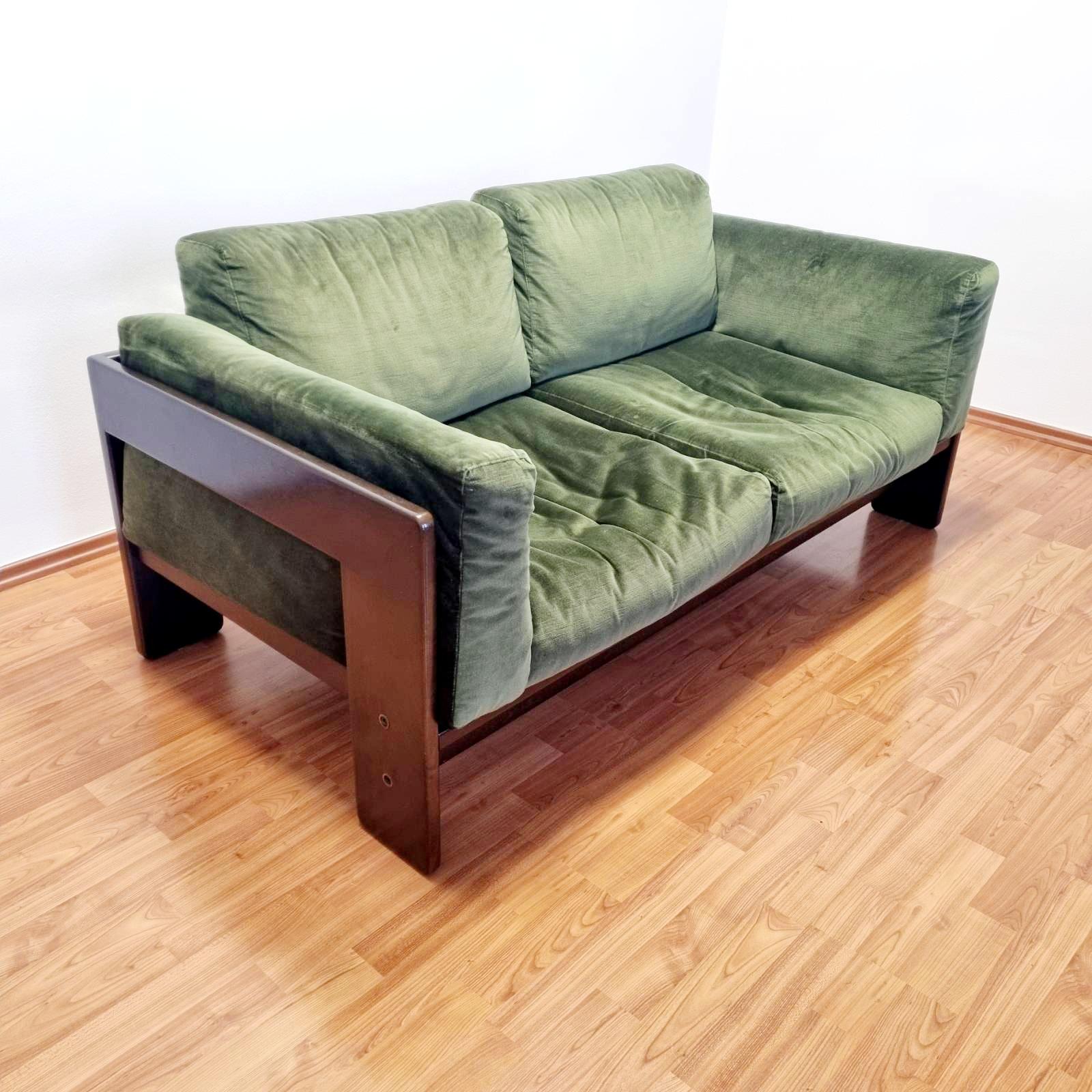 Italian Bastiano Sofa by Tobia & Afra Scarpa for Gavina Italy 60s In Good Condition In Lucija, SI