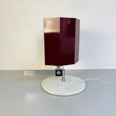 Lampada da tavolo italiana in metallo Bauhaus di Carl Jacobs Jucker per Imago DP, anni '60