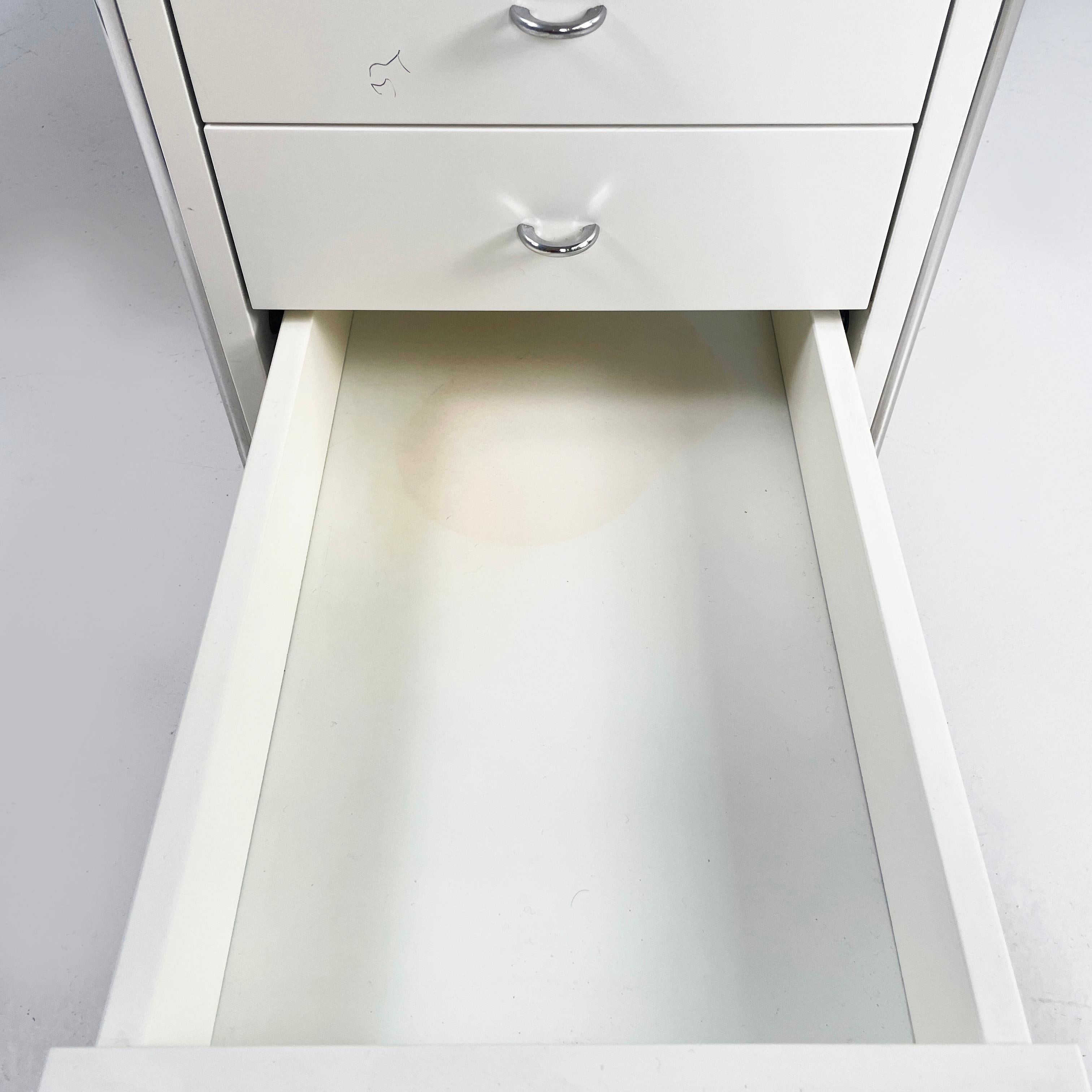 Italian Bauhaus White Desk Comacina by Piero Bottoni for Zanotta, 1980s For Sale 10