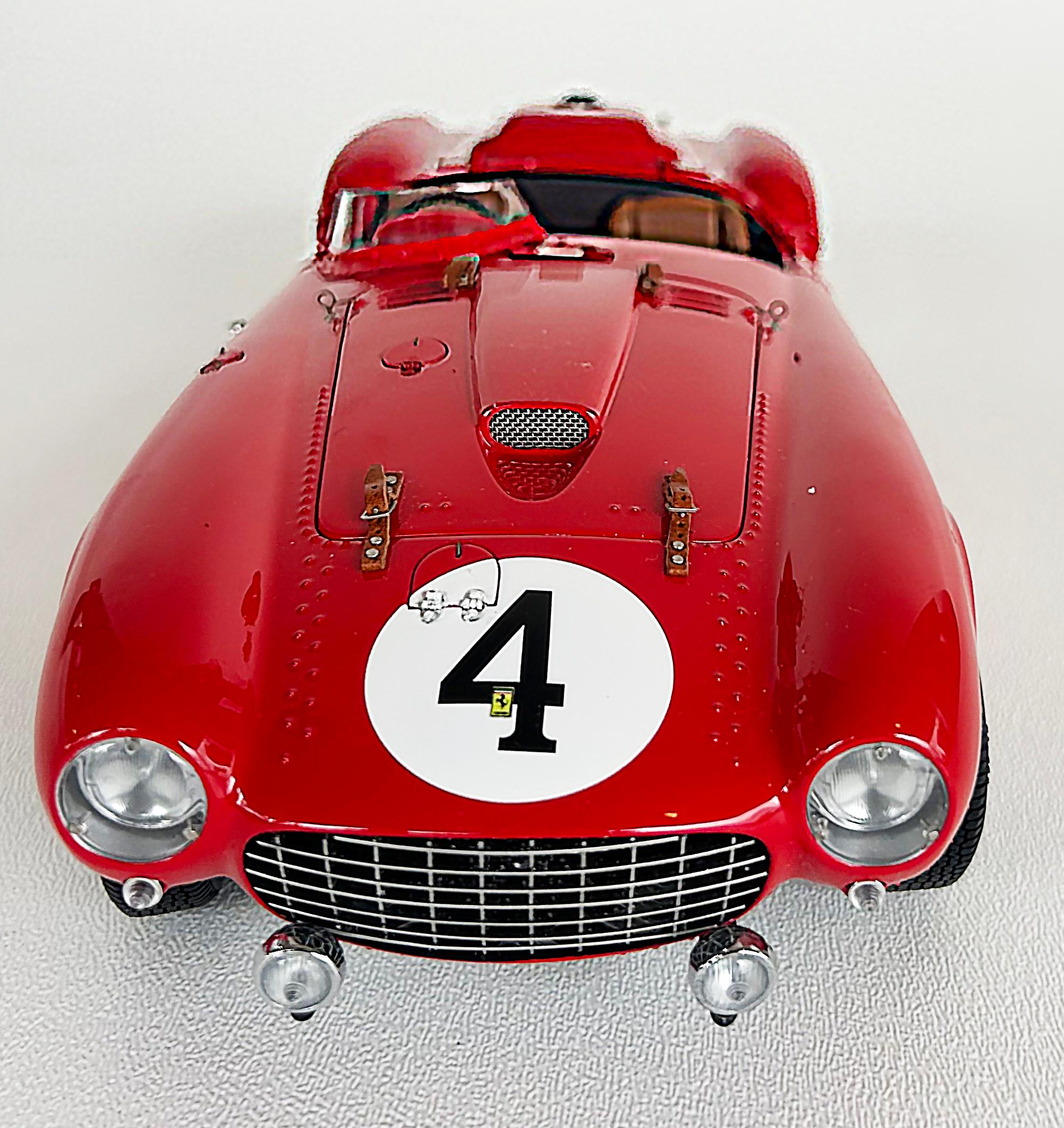Moderne Italian BBR 1954 Ferrari 375 Plus Car Model, From Edition of 30, New in Box en vente