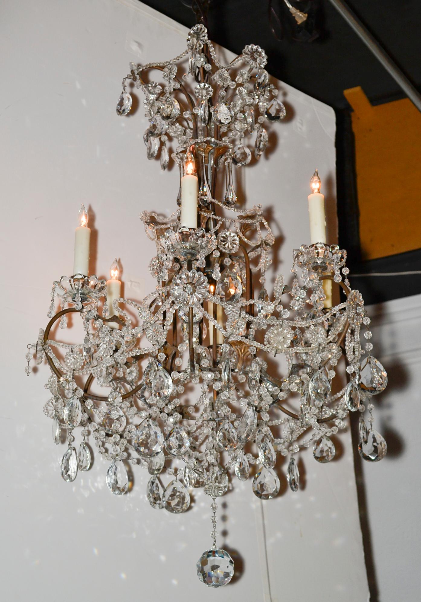 italian crystal chandelier