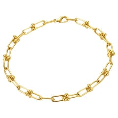 Italian Beaded-Link Necklace in 14K Gold